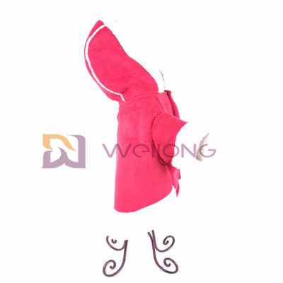 ISO9001 imitan la chaqueta de cuero de Autumn Raw Edge Warm Dog de la chaqueta del animal doméstico de la sudadera con capucha