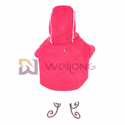 ISO9001 imitan la chaqueta de cuero de Autumn Raw Edge Warm Dog de la chaqueta del animal doméstico de la sudadera con capucha