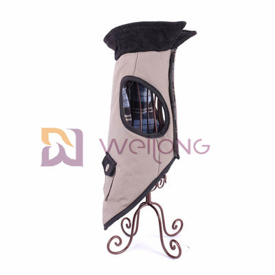 Bolsillo de plata verdadero 100% del botón de la lona de algodón del perro de la tela escocesa exclusiva de la chaqueta XS S M L XL