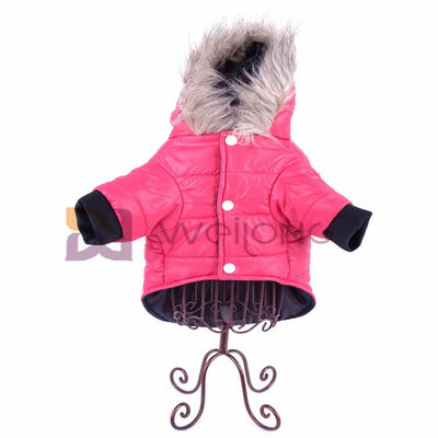 La guata rompe la prendas de vestir exteriores de apertura de relleno del perro de Hood Pet Clothing Hoodie Polyester de la piel