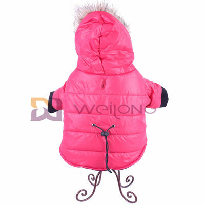 La guata rompe la prendas de vestir exteriores de apertura de relleno del perro de Hood Pet Clothing Hoodie Polyester de la piel