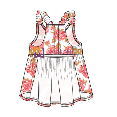 Impresión Hawaii Rose Customized Strap Dog Dress de Digitaces para el animal doméstico