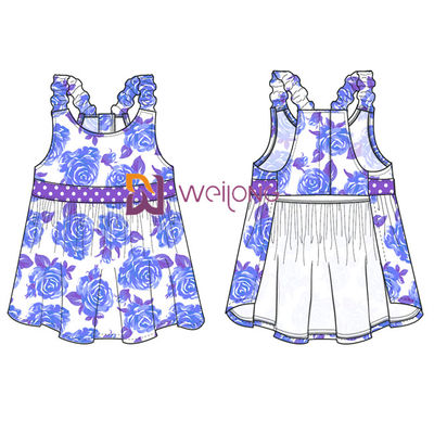 Impresión Hawaii Rose Customized Strap Dog Dress de Digitaces para el animal doméstico