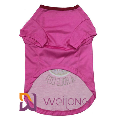 Camisa de goma 180G modificado para requisitos particulares color del cumpleaños del perrito de la impresión