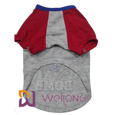 Camisetas adaptables del animal doméstico del verano para la bandera de goma de Reino Unido de la impresión de los perros