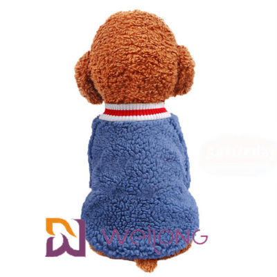 La camiseta de Rib Knit Short Sleeve Pet guarda la camiseta suave caliente de Sherpa para el perro