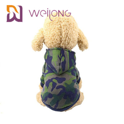 La camiseta del ANIMAL DOMÉSTICO modificó sudadera con capucha/la camiseta del perro para requisitos particulares del camuflaje de la impresión de Digitaces