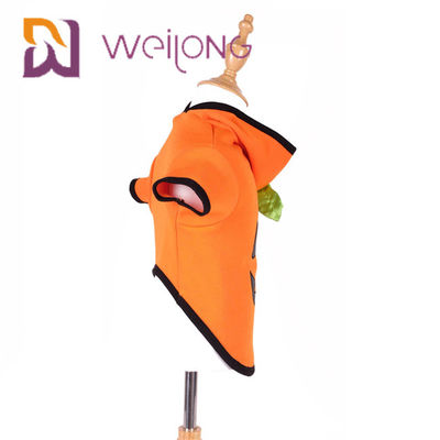 Sudadera con capucha Cat Dog Clothes del perro de Autumn Embroidery Face Halloween Pumpkin