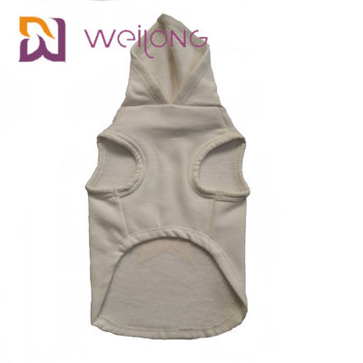 Sudadera con capucha adaptable del perro del algodón de los modelos CVC con la impresión de goma
