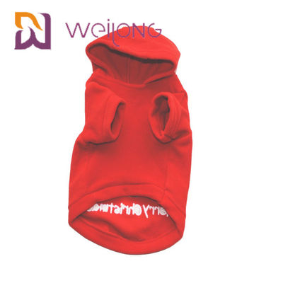 Borde la SUDADERA CON CAPUCHA polar del animal doméstico del paño grueso y suave para la sudadera con capucha del paño grueso y suave del perro de la Navidad