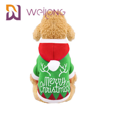 El invierno del perrito de la sudadera con capucha de la Navidad viste con ropa del invierno de Santa Claus Snowman Elk Dog Cat