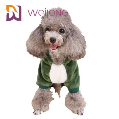 Pijamas Cat Warm Dog Clothes Hoodie de Coral Velvet Crocodile Small Dog