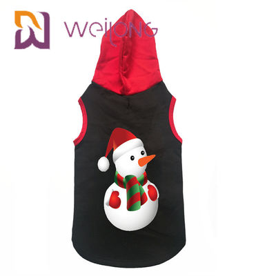 Perro lindo Cat Winter Clothes de la sudadera con capucha CVC del animal doméstico del estilo de la moda de la Navidad