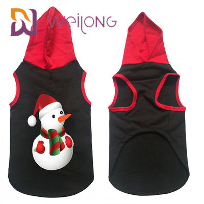 Perro lindo Cat Winter Clothes de la sudadera con capucha CVC del animal doméstico del estilo de la moda de la Navidad