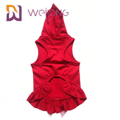 El lazo de satén imprimió la sudadera con capucha roja de la Navidad de los ciervos del abrigo de invierno de oro del perro para los gatos de los perros