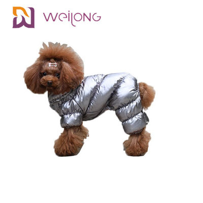 Pijamas impermeables coloridos del perro de la tela de la perla para los pequeños perros de los perros grandes