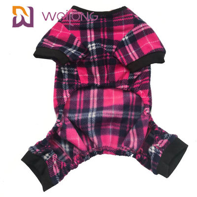 Arco adaptable del paño grueso y suave de los pijamas polivinílicos calientes del perro para el otoño y el invierno