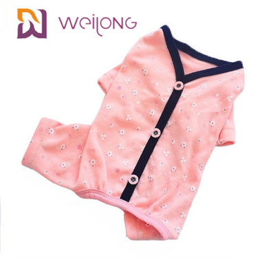 Guarnición del jersey del algodón del pijama de la primavera/del animal doméstico de la rebeca del modelo del arreglo para requisitos particulares del verano