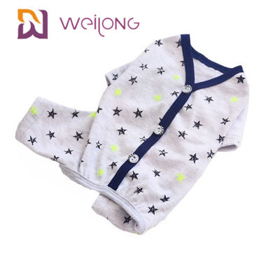 Guarnición del jersey del algodón del pijama de la primavera/del animal doméstico de la rebeca del modelo del arreglo para requisitos particulares del verano