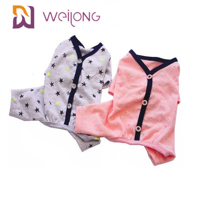 Guarnición del jersey del algodón del pijama de la primavera/del animal doméstico de la rebeca del modelo del arreglo para requisitos particulares del verano