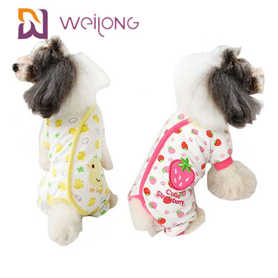 Pijamas Onesie BSCI/WMT/ISO9001 del perro del Xl del verano del arreglo para requisitos particulares de la impresión de Digitaces