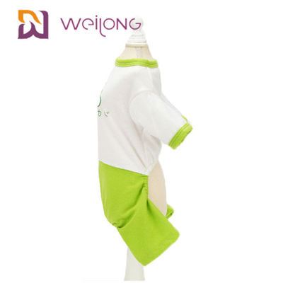 Pijamas de encargo franceses polivinílicos de Terry Pet Pajama Summer Skirt para el gato de los perros