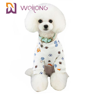 Camiseta llena de Cat Pet Holiday Pajamas Printed del perro del arreglo para requisitos particulares de Kweilong