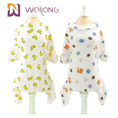 Camiseta llena de Cat Pet Holiday Pajamas Printed del perro del arreglo para requisitos particulares de Kweilong