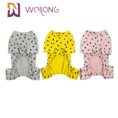 Paño grueso y suave Onesie del perro del pijama BSCI del animal doméstico de la camiseta del otoño/del invierno del arreglo para requisitos particulares