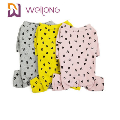 Paño grueso y suave Onesie del perro del pijama BSCI del animal doméstico de la camiseta del otoño/del invierno del arreglo para requisitos particulares