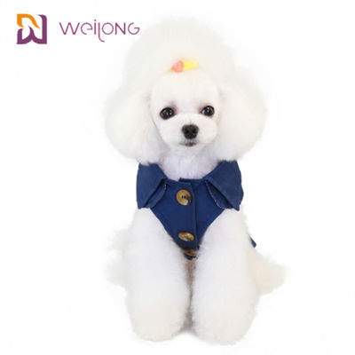 Cazadora de apertura del animal doméstico de la lona de Cat Winter Wear Plaid Cotton del polvo del botón para los perros