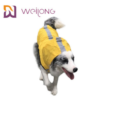 Chaqueta reflexiva impermeable de la cazadora del perro del impermeable del animal doméstico con la capilla