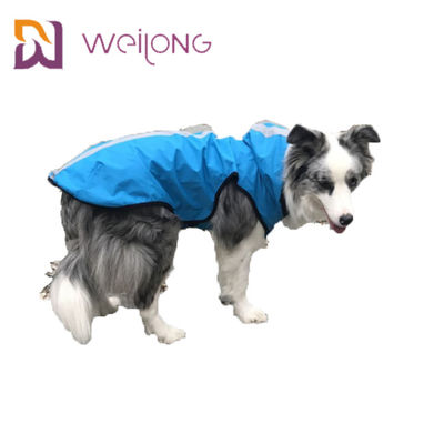 Chaqueta reflexiva impermeable de la cazadora del perro del impermeable del animal doméstico con la capilla