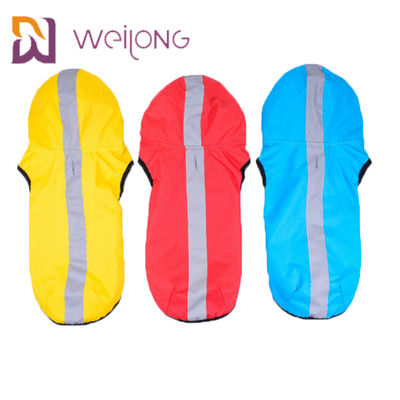 Chaqueta reflexiva impermeable de la cazadora del perro del impermeable del animal doméstico con la capilla