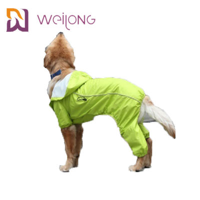 Impermeable reflexivo del perro lleno del arreglo para requisitos particulares del impermeable del animal doméstico de la raya de la seguridad