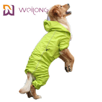 Impermeable reflexivo del perro lleno del arreglo para requisitos particulares del impermeable del animal doméstico de la raya de la seguridad