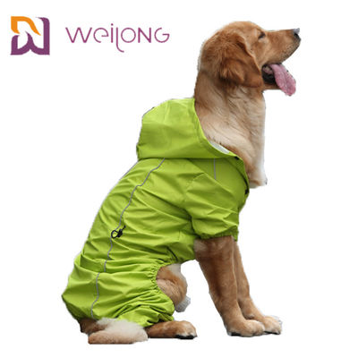 Impermeable reflexivo del perro lleno del arreglo para requisitos particulares del impermeable del animal doméstico de la raya de la seguridad