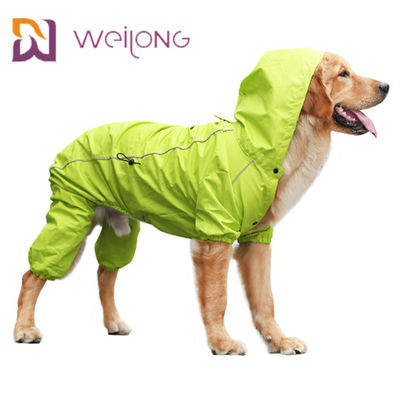 Impermeable reflexivo del perro lleno del arreglo para requisitos particulares del impermeable del animal doméstico de la raya de la seguridad