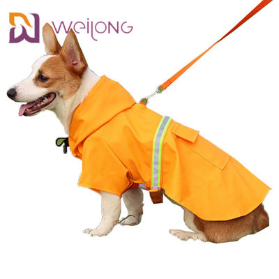 Chaqueta reflexiva impermeable XS - tamaño de la lluvia del perro de la chaqueta de la cazadora del perro del XL
