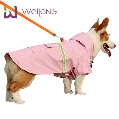 Chaqueta reflexiva impermeable XS - tamaño de la lluvia del perro de la chaqueta de la cazadora del perro del XL