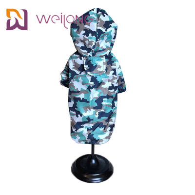 Mono Mesh Lining de la prenda impermeable del perro casero del camuflaje de la abertura del velcro