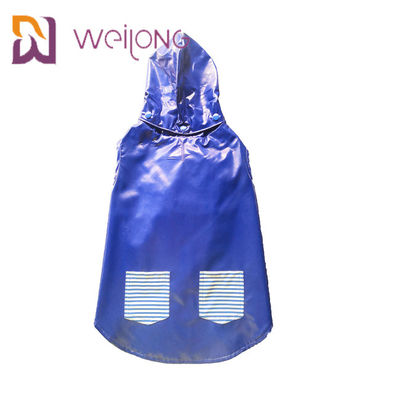 El impermeable medio del perro del bolsillo de la abertura verdadera del velcro modificó doble para requisitos particulares echado a un lado