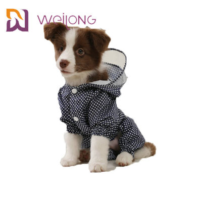 El impermeable encapuchado impermeable del animal doméstico rompe la impresión de apertura de la PU de la impresión de Digitaces
