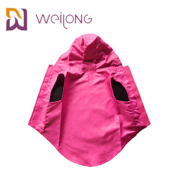 Capa impermeable grande del perro con Hood Customizable Velcro Opening