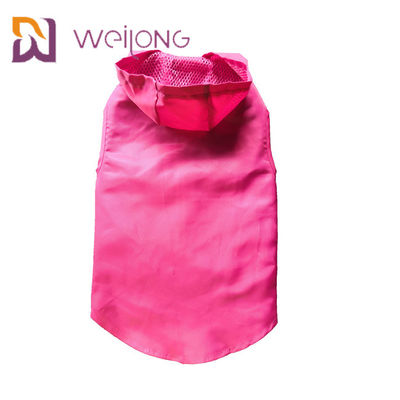 Capa impermeable grande del perro con Hood Customizable Velcro Opening