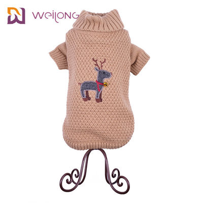 Termal del suéter de la sudadera con capucha del perro del paño grueso y suave con los puentes hechos punto sombrero de los jerséis del perro