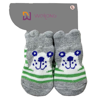 No deslice el calcetín protector para el perro Paw Cotton Customized que el perro pega para parar el rasguñar